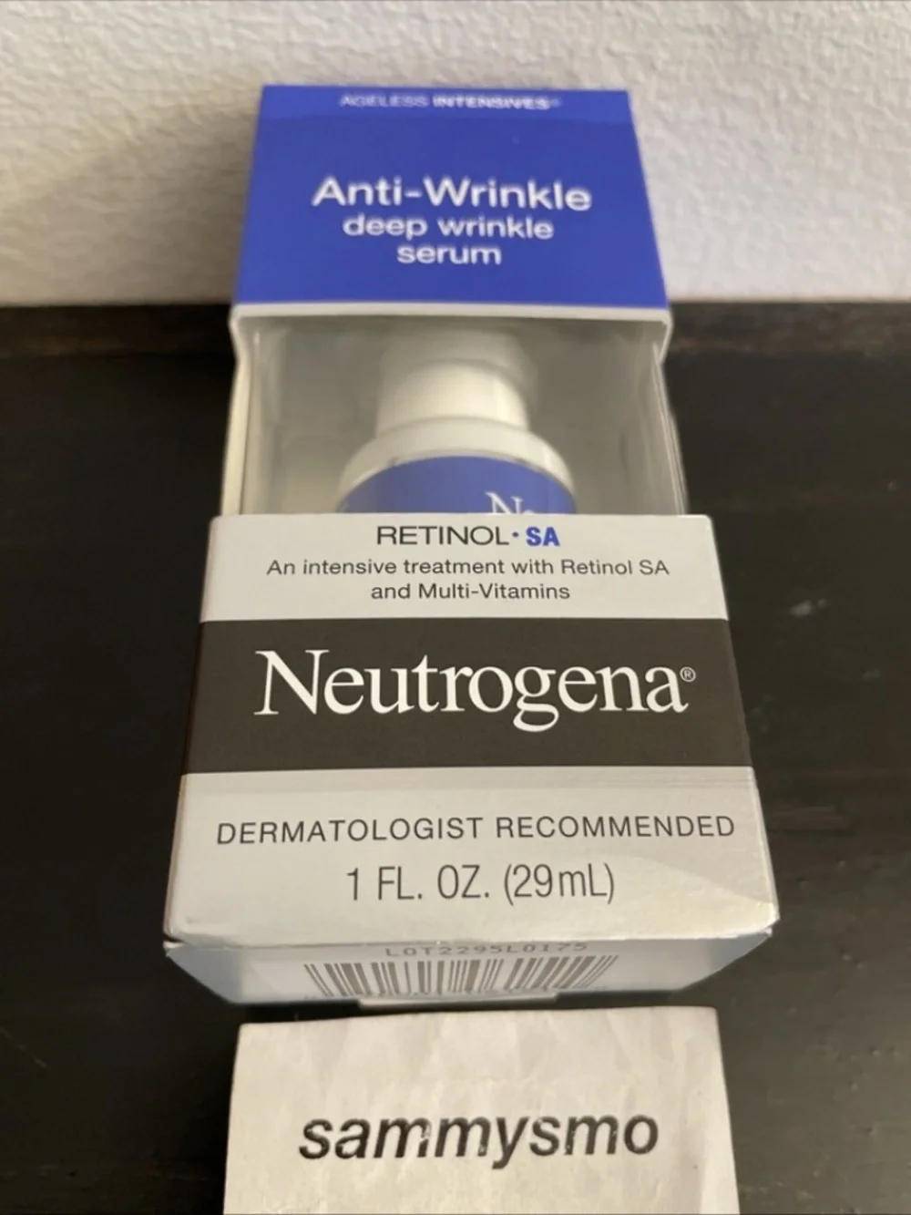 Neutrogena Anti Wrinkle Deep Wrinkle Serum, Retinol 1oz Discontinued